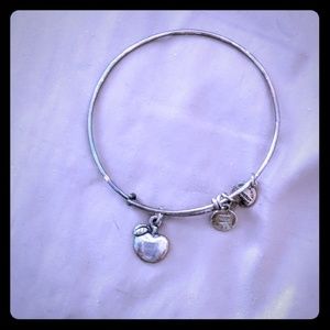 Alex and Ani teachers apple bracelet